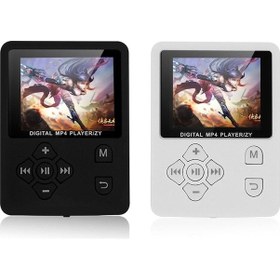 Resim 1.8 İnç Renkli Ekranlı Mp3 Mp4 Dijital Çalar, Fm Radyo, Ses Kaydı, E-kitap Ve Kronometre Özellikli, Taşınabilir Müzik Çalar - Beyaz 