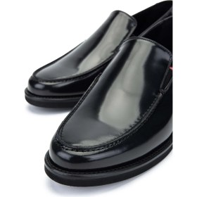 Resim Rossı Erkek Hakiki Deri Siyah Loafer Ayakkabı 668 6835G Erk Ayk Y24 Nero 