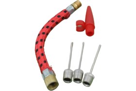 Resim Store Mania Ieg™ Pompa Iğne Başlık Seti Top Bisiklet Lastiği Şişirme Iğneleri () 