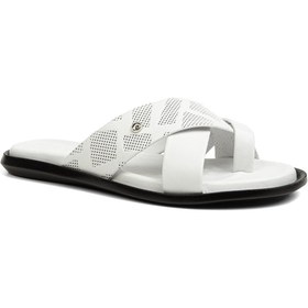 Resim Pierre Cardin ® | PC-7120 - 2162 Beyaz - Erkek Terlik 
