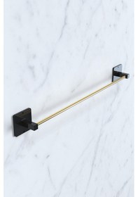 Resim Karteya Yapışkanlı Paslanmaz Gold Uzun Havluluk Wc Kağıtlık Ve Rulo Havluluk Banyo Mutfak 3'lü Set Altın 