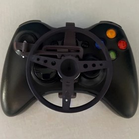 Resim 3D Xbox 360 Oyun Direksiyonu - Xbox 360 Uyumlu Mini Direksiyon Aparatı 