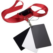 Resim Hombey Küçük Boy 18 Gri Kart: Fotoğraf Renk Kalibrasyonu, Beyaz Dengesi Ve Pozlama Aracı - 85x55mm Plastik 