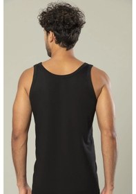 Resim Bambu Erkek Atlet Siyah 