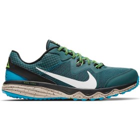 Resim Nike Juniper Trail Erkek Yeşil Koşu Ayakkabısı CW3808-301 