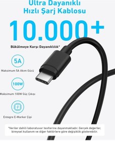 Resim Anker Şarj Cihazı 45w Usb-c Ve Usb-c Kablolu 2'li Set - B2653 - Siyah Anker Türkiye 