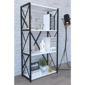 Resim Remaks 4 Raflı Metal Kitaplık - Beyaz 