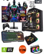 Resim Zeiron Warrior X45 Ryzen 7 5700X 32GB 512GB M.2 SSD RTX5060 27" 280Hz Sıvı Soğutmalı Oyuncu Bilgisayar 