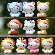 Resim 1 adet/10 adet Sevimli Kedi Serisi Süsler PVC Malzeme Benzersiz Görünüm Hediye Seçimi Tatil Hediyeleri, Koleksiyon, Dekorasyon vb. için Uygun 
