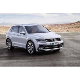 Resim OMSA VW Tiguan Krom Far Üstü Çıta 3 Parça 2016-2020 Arası 