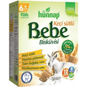Resim Hünnap Keçi Sütlü Bebe Bisküvisi 2x200 G 
