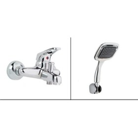Resim Kapkacakal Madrid Aç-Kapa Banyo Bataryası - Kare Başlıklı Duş Seti 