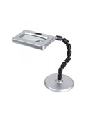 Resim Mg3b-2 Masaüstü Bükülebilir Stand Işıklı Büyüteç 2.5x - 8x Büyütme 