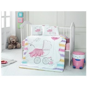Resim Komfort Home Bebek Uyku Seti %100 Pamuk / Girl 