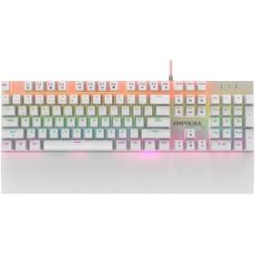 Resim Inca IKG-456 Mekanik Klavye | Blue Switch, 19 Rainbow Led, Full Anti-Ghosting, Mıknatıslı Bilek Desteği 