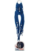 Resim Oto Mavi Egzoz Püskülü & Nazarlıklı Mavi Makrome Egsoz Püskülü 