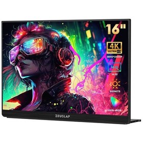 Resim Zeuslap ZL-P16KF 16'' 3840 2400 60hz 4K Uhd IPS Panel Monitör 