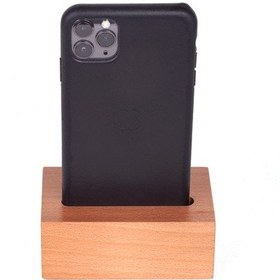 Resim Isme Özel Ses Yükseltici Ahşap Telefon Standı 