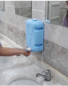 Resim Sıvı Sabunluk 5kg Butonlu Pembe 