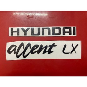 Resim Hyundaı Accent 95-00 Yumurta Kasa Lx Yazısı Siyah 