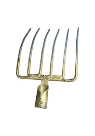 Resim Profesyonel 6 Dişli Çelik Dirgen 42 Cm Diş Unuzluğu 30 Cm Dayanıklı Ve Ergonomik Tasarım 