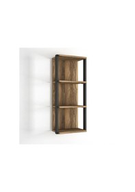 Resim Dekorister Exclusive Lost Metal Duvar Rafı Ceviz 