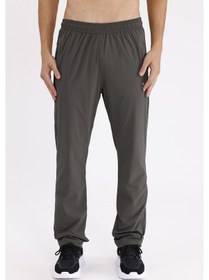 Resim Esnek Mikro Likra Karışımlı Lastikli Bel Yan Cepli Rahat Kalıp Hareket Özgürlüğü Sunan Eşofman Altı Haki-camel 