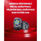 Resim Mobil Cihaz Soğutma Radyatörü – Metal+Abs, Type-C Kablolu 