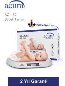 Resim HALL BREATHE 20kg Kapasiteli Dijital Bebek Tartısı, CE Onaylı, Beyaz 