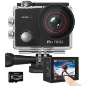Resim Akaso Ek7000 Pro 4k Dokunmatik Ekran Sualtı Aksiyon Kamerası With 64gb Microsd Card 