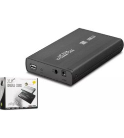 Resim Novis Liora Hadron HDX1753 HDD Kutusu Usb2.0 Metal Sata 3.5" Si̇yah 