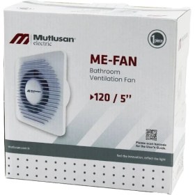Resim Kont MUTLUSAN-001 211 000 120 00 00 Me-Fan 120/5&QUOT; Banyo Tuvalet Havalandırma Aspiratörü 15W 1900RPM 120M3/H (5067) 