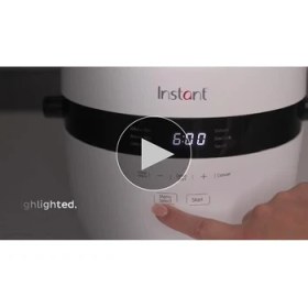 Resim Instant Pot Hızlı Pilav Pişirici ve Buharlı Pişirici - Otomatik, Buharlı Pişirici, Sote ve Kızartma Makinesi, 40 Porsiyon Kapasiteli, 5l 