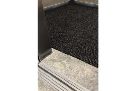 Resim Paspas Yap Asansör Paspası Toz Nem Alıcı Paspas Asansör Halısı 