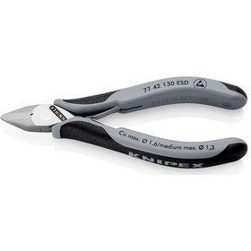 Resim Knıpex Elektronikçi Yan Keski- Esd Rm 7742130esd 