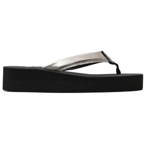 Resim Bueno Shoes Platin Parlak Ayna Kadın Parmak Arası Terlik 26wt202644 