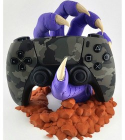 Resim Zombi El Tasarımlı Ps5 Dualsense Kol Standı Gamer Dekoratif Konsol Tutucu 