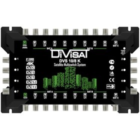 Resim Divisat Dvs 10x8 Santral Multiswitch Kaskatlı Ledli 