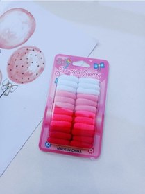 Resim Pamuklu Bağlama Tokası - Pembe Çok Renkli 