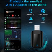 Resim Evrensel 2'si 1 Arada Kablosuz CarPlay Adaptörü - Tak ve Çalıştır MagicLink, iPhone ve Android için Hızlı ve Kararlı Bağlantı, 2016+ Araba Modelleri ile Uyumlu, Pil Gerektirmez, 5V USB Gücü, Android Auto Hazır, Android Auto Adaptörü | Evrensel Araba Adaptörü | USB Güç Adaptörü, Araba Şarj Cihazı 