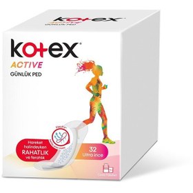 Resim Kotex Active Günlük Ped 32'li 