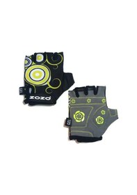 Resim ZOZO-Çocuk Eldiveni-Silikon Jelli Çocuk Bisiklet eldiven Sarı Small 