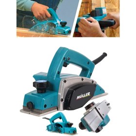 Resim Müller Germany X-Line 4200 Motor Korumalı Otomatik Şanzıman Çift Bıçaklı Planya Rende Makinesi 