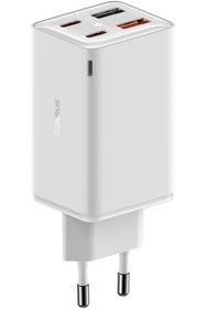 Resim BAZAARİO GaN 6 Pro 2C+2U 65W Şarj Cihazı-Beyaz BZRİO 1116346 