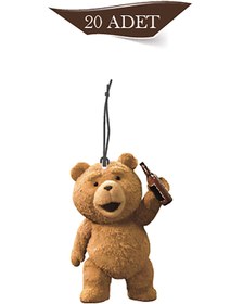 Resim Genel Markalar Sevimli Ayı Teddy Tasarımlı 20'li Oto Kokusu ve Oto Aksesuarı 