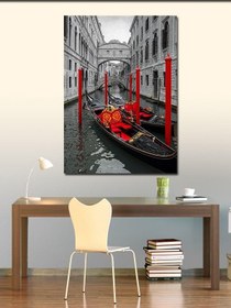 Resim Kanvas Tablo Venedik Gondol Manzarası, 100 x 140 