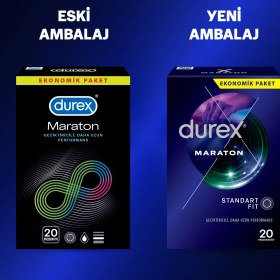 Resim Durex Yok Ötesi Slim Fit 20'li Ince + Maraton 20'li Prezervatif 