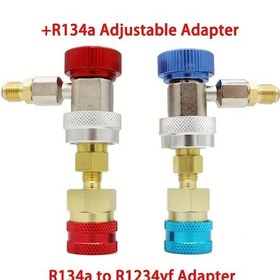 Resim Willowhaven R134a Ve R1234yf Klima Dolum Aleti Seti Manometre Adaptorlu Ayarli Orifis Tupu 