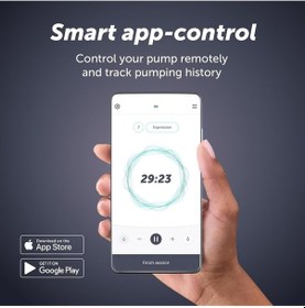 Resim Elvie Stride 2 Çift Elektrikli Göğüs Pompası Sessiz Taşınabilir 300 Mmhg Güçlü 