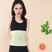 Resim Pelin Otu Kalça ve Bel Destek Bandı - Unisex Sıcaklık ve Karın Koruyucu Tüm Mevsimler İçin Kolay Bakım, Şenlikli Yılbaşı Hediyesi, Tekli Paket, Polyester Elyaf, Siyah/Bej 